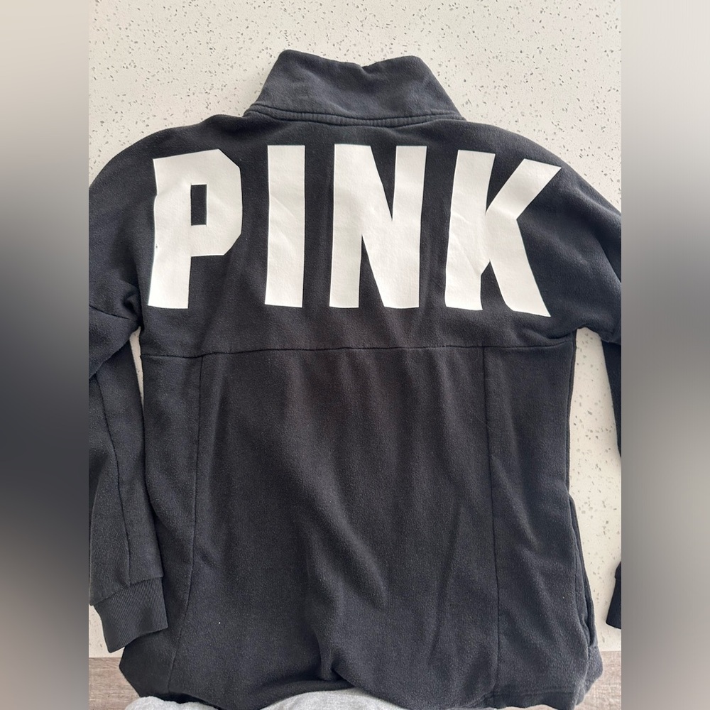 Victoria Secret Pink Black sweater